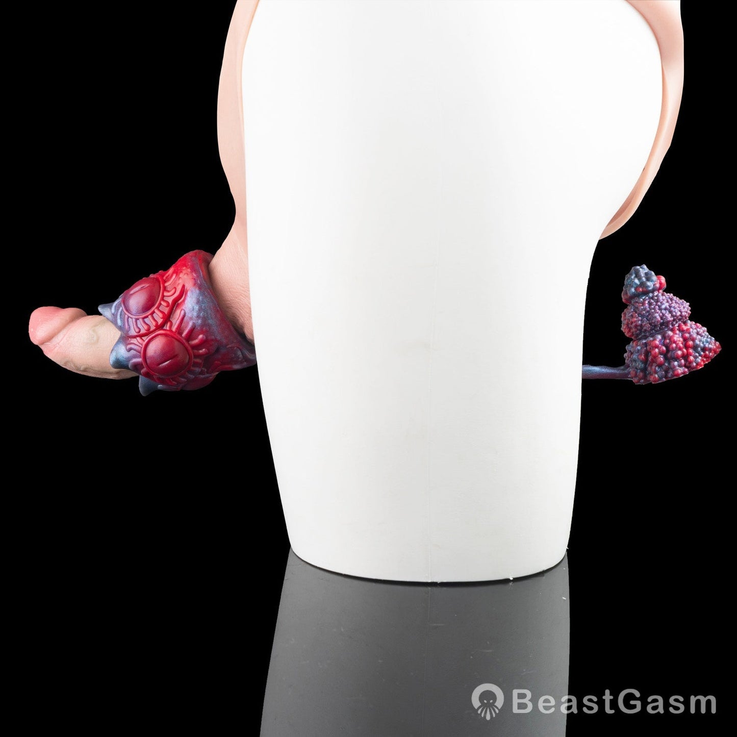 🍄 Alien Pocket Stroker & Spiked Plug – 2-in-1 Fantasy Toy - BeastGasm