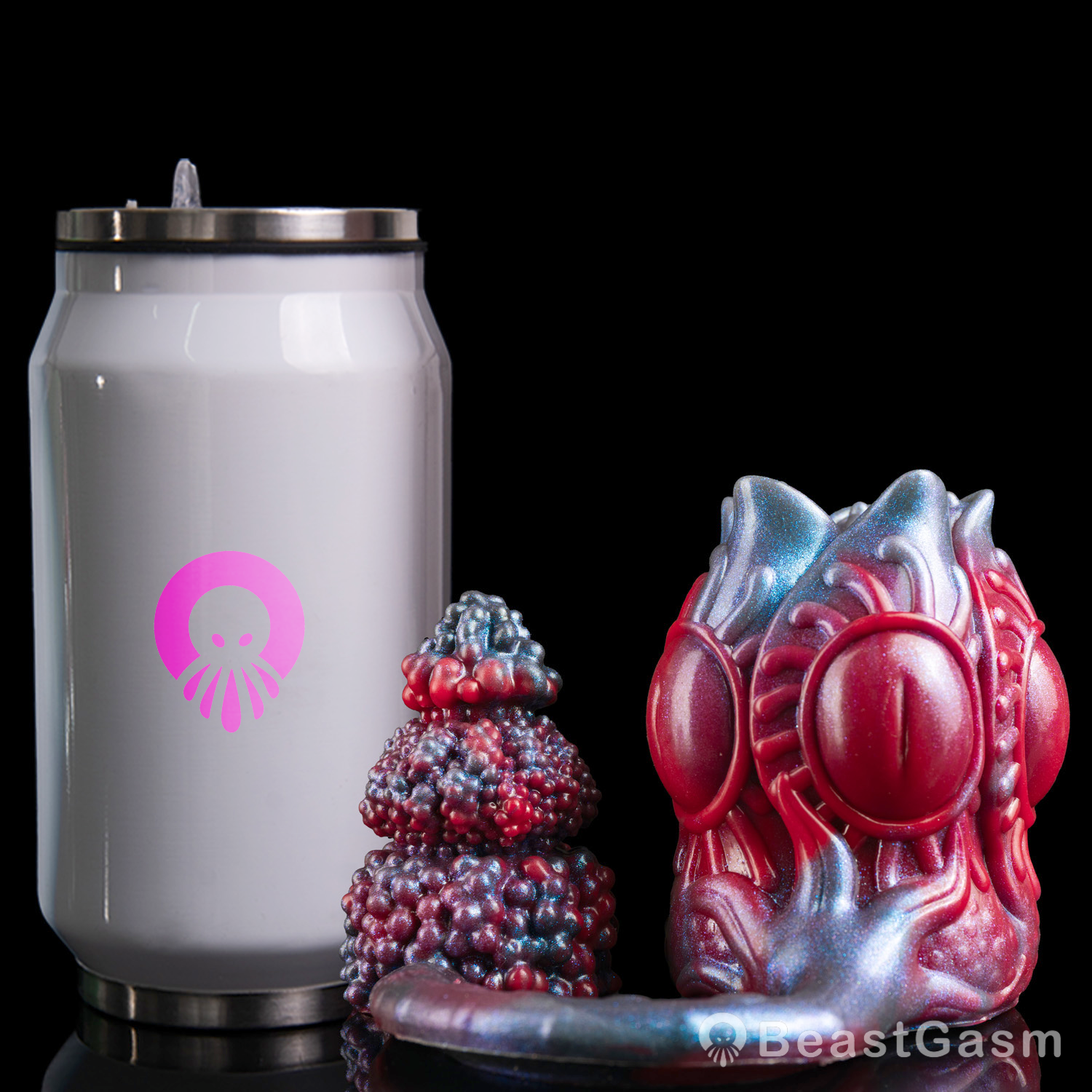🍄 Alien Pocket Stroker & Spiked Plug – 2-in-1 Fantasy Toy - BeastGasm