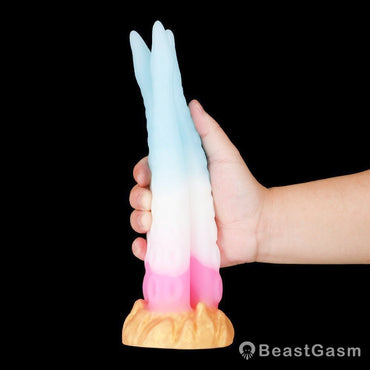 🐙 Alien Tentacle Dildo with 3 Arms – Fantasy Squid Toy BeastGasm - BeastGasm