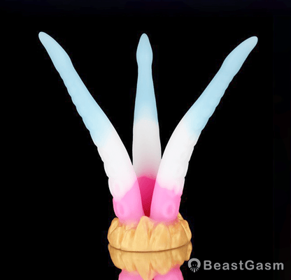 🐙 Alien Tentacle Dildo with 3 Arms – Fantasy Squid Toy BeastGasm - BeastGasm