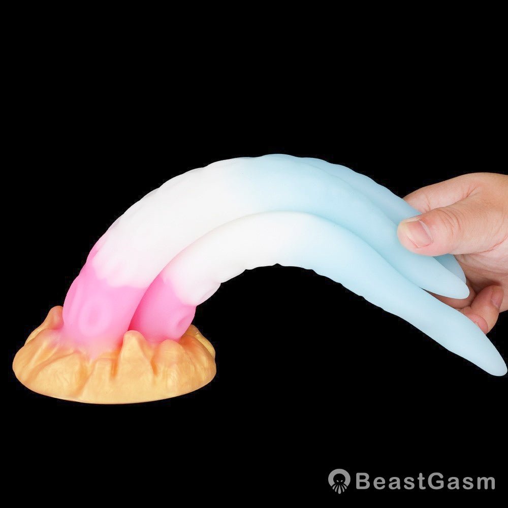 🐙 Alien Tentacle Dildo with 3 Arms – Fantasy Squid Toy BeastGasm - BeastGasm