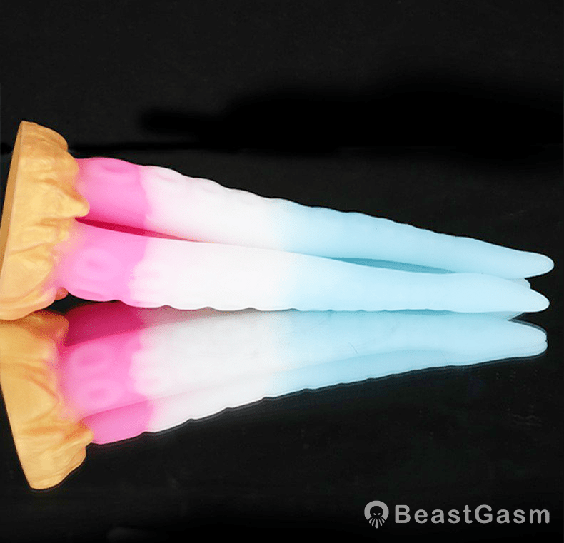 🐙 Alien Tentacle Dildo with 3 Arms – Fantasy Squid Toy BeastGasm - BeastGasm