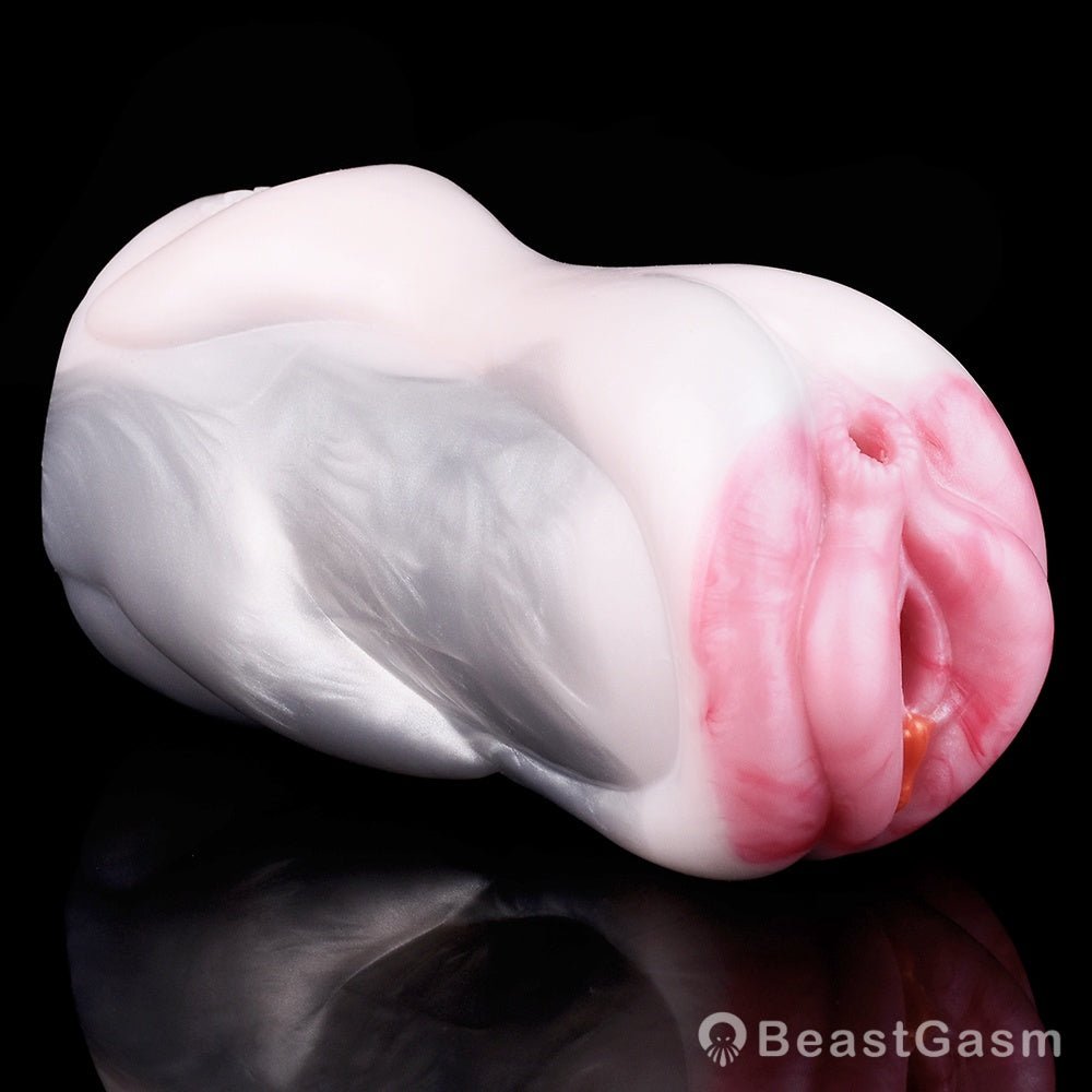 Animal Pocket Pussy 🐬 Dolphin Fantasy – Dual Channel Silicone - BeastGasm