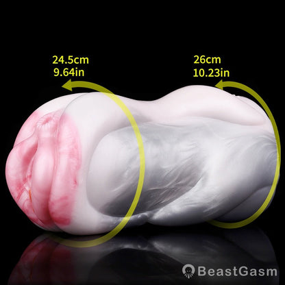 Animal Pocket Pussy 🐬 Dolphin Fantasy – Dual Channel Silicone - BeastGasm