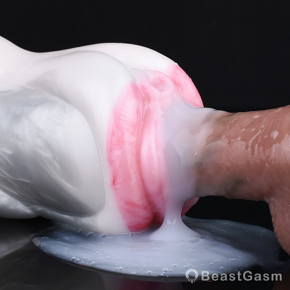 Animal Pocket Pussy 🐬 Dolphin Fantasy – Dual Channel Silicone - BeastGasm