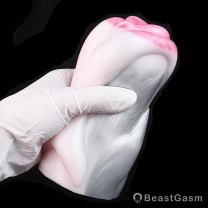 Animal Pocket Pussy 🐬 Dolphin Fantasy – Dual Channel Silicone - BeastGasm