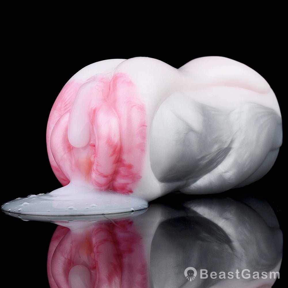 Animal Pocket Pussy 🐬 Dolphin Fantasy – Dual Channel Silicone - BeastGasm