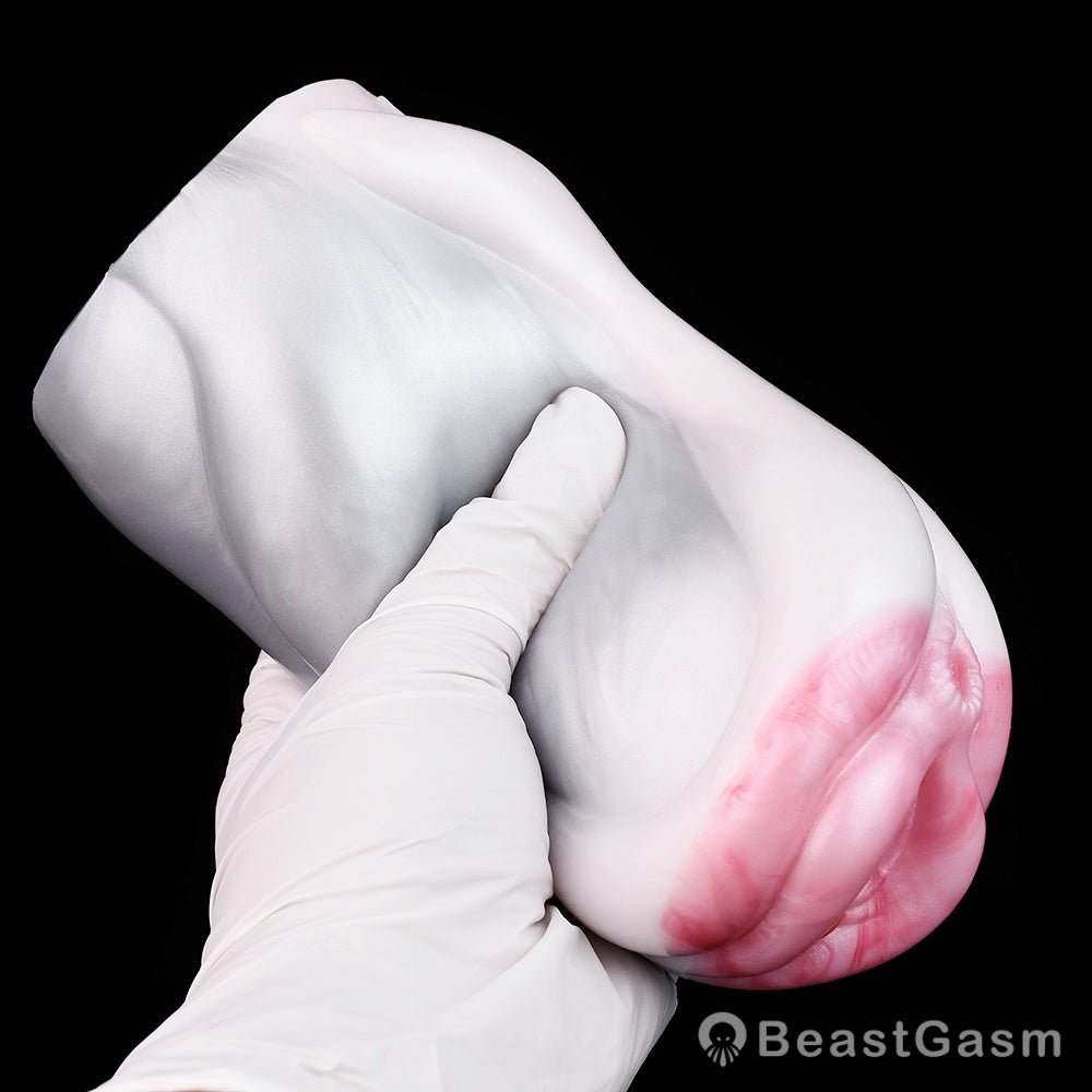 Animal Pocket Pussy 🐬 Dolphin Fantasy – Dual Channel Silicone - BeastGasm