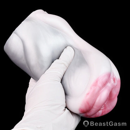 Animal Pocket Pussy 🐬 Dolphin Fantasy – Dual Channel Silicone - BeastGasm