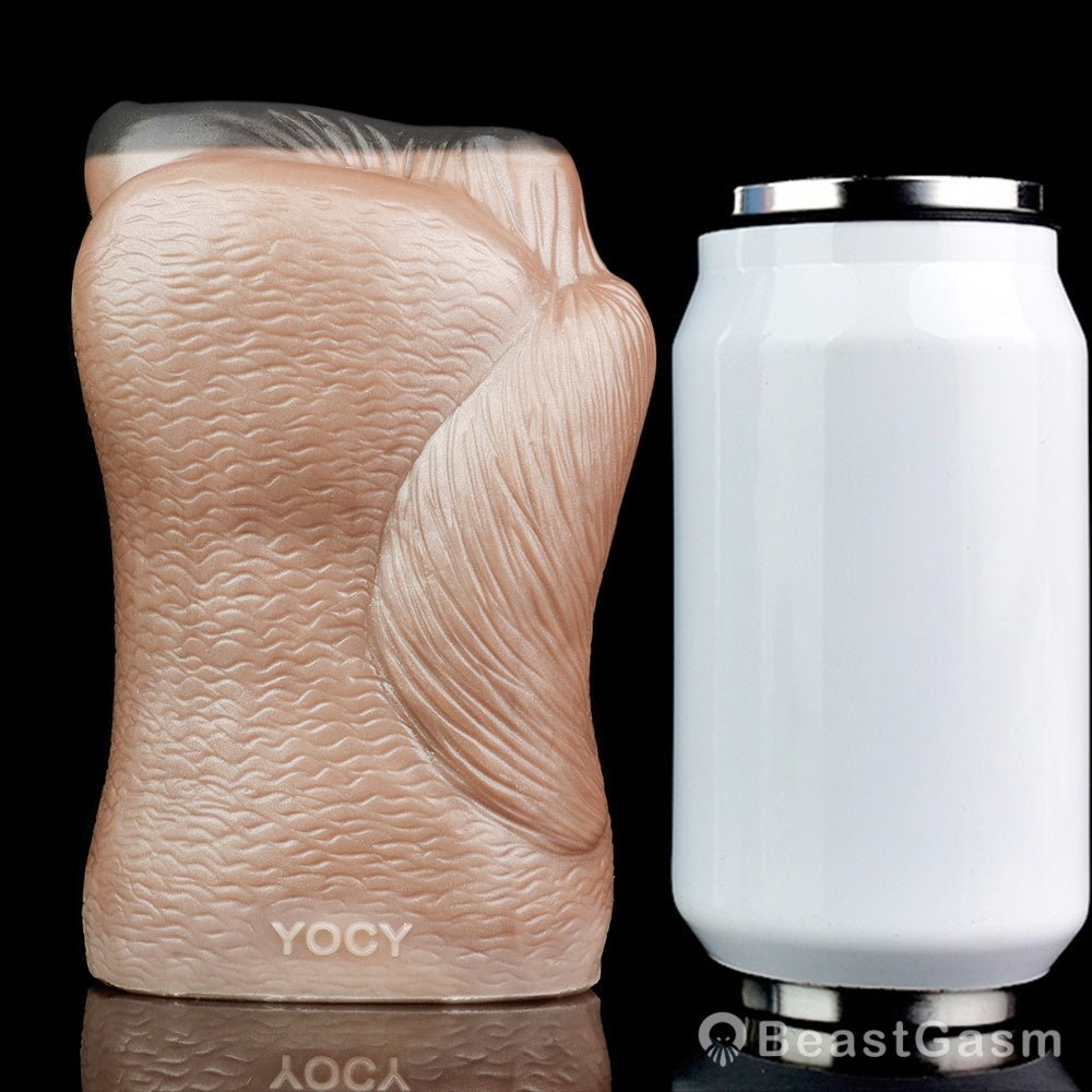 Animal Pussy Masturbator 🐾 Savage Hide Ebony – Double Vagina Fantasy - BeastGasm