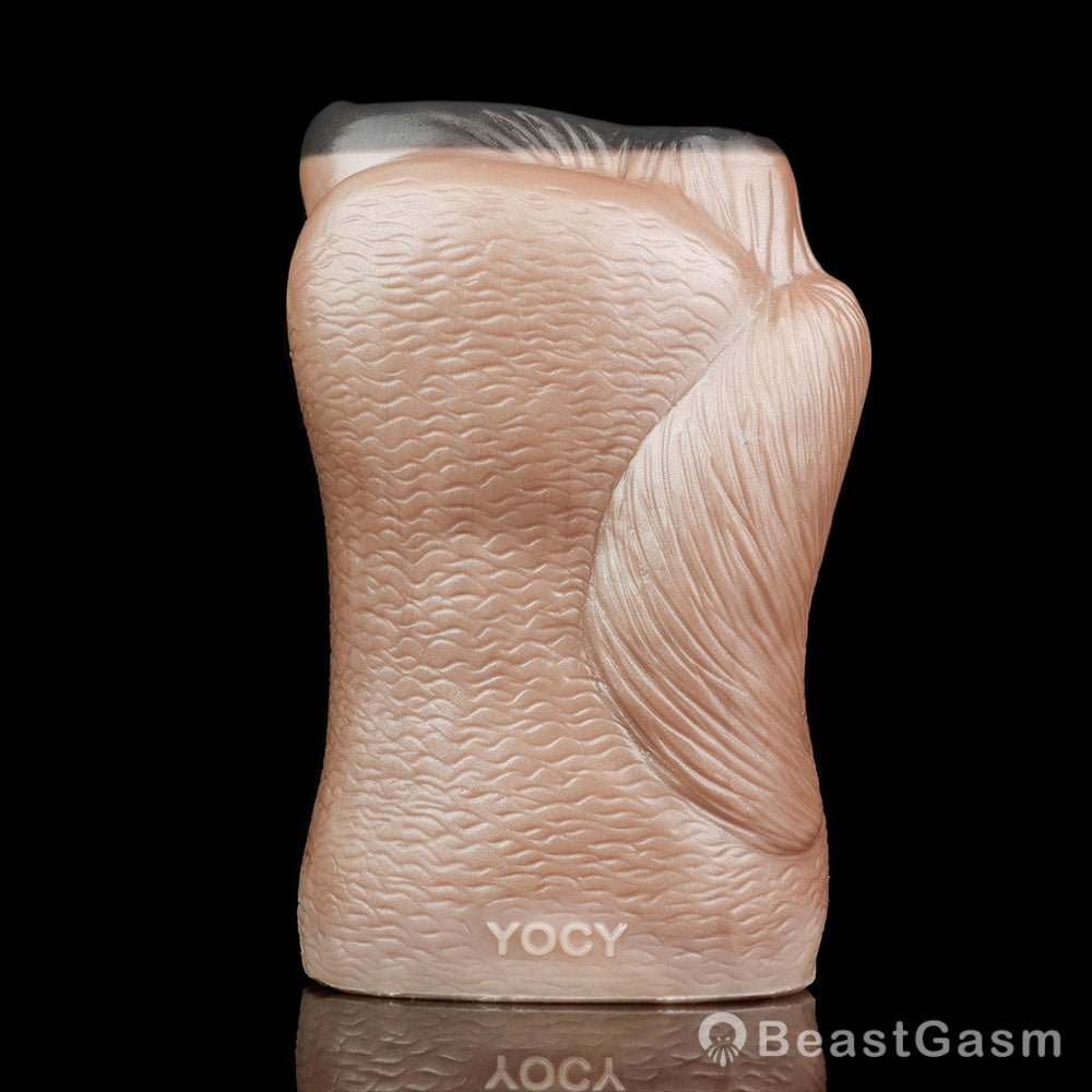 Animal Pussy Masturbator 🐾 Savage Hide Ebony – Double Vagina Fantasy - BeastGasm