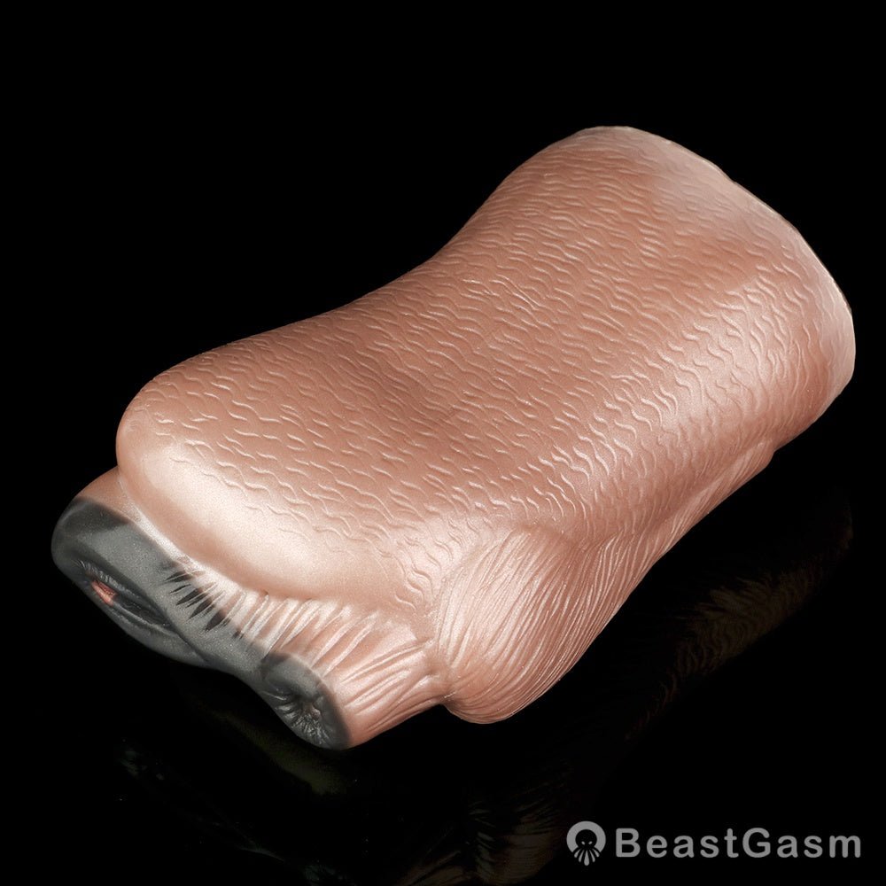 Animal Pussy Masturbator 🐾 Savage Hide Ebony – Double Vagina Fantasy - BeastGasm