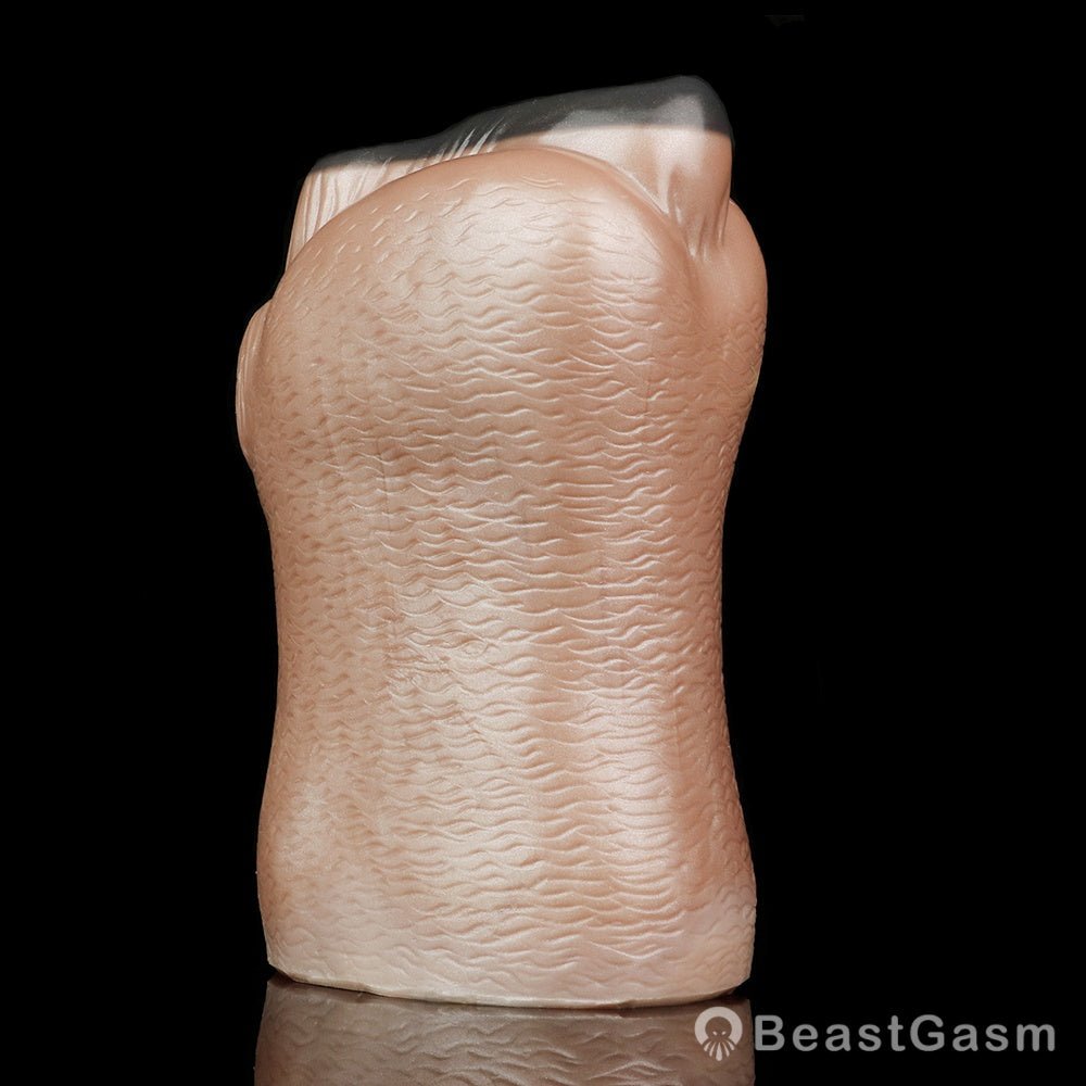 Animal Pussy Masturbator 🐾 Savage Hide Ebony – Double Vagina Fantasy - BeastGasm