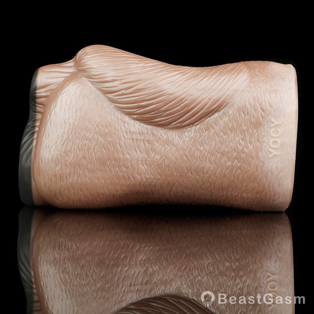 Animal Pussy Masturbator 🐾 Savage Hide Ebony – Double Vagina Fantasy - BeastGasm