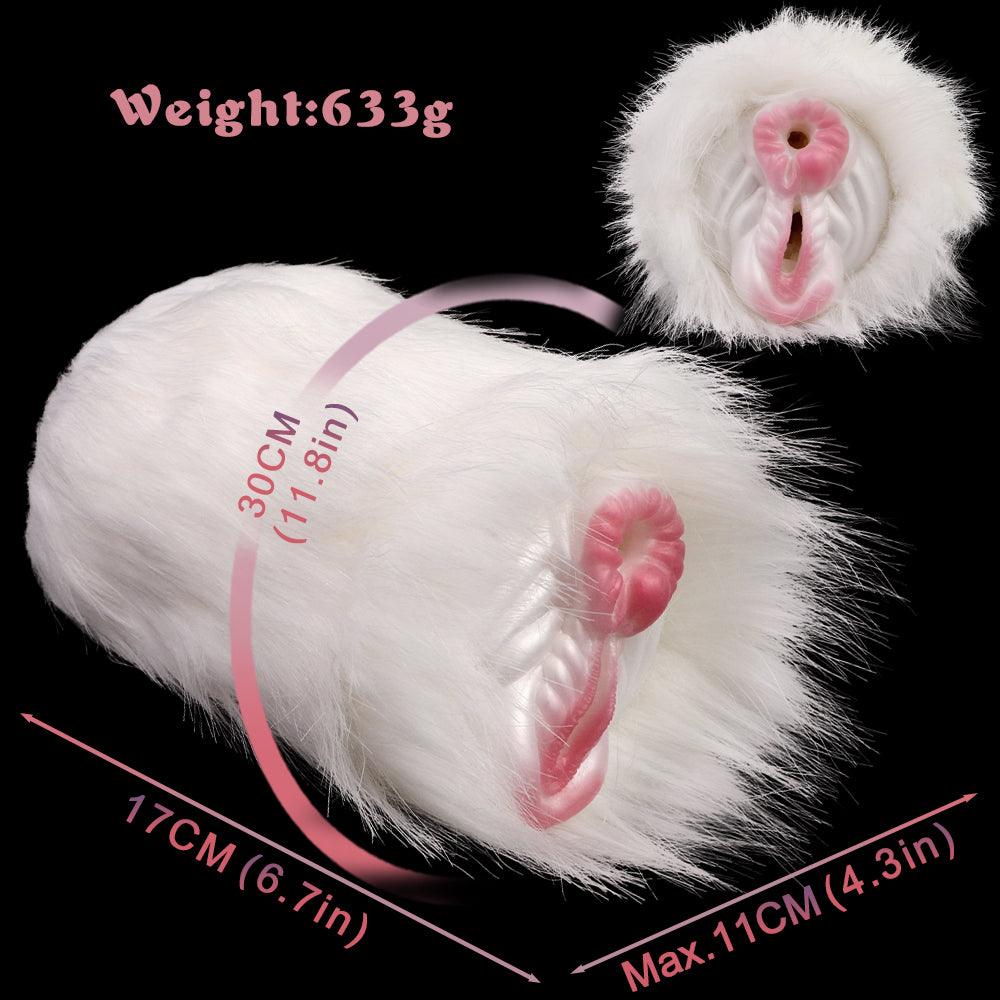 Arctic Beast - Plush Furry Male Stroker with Two Pleasing Openings - BeastGasm