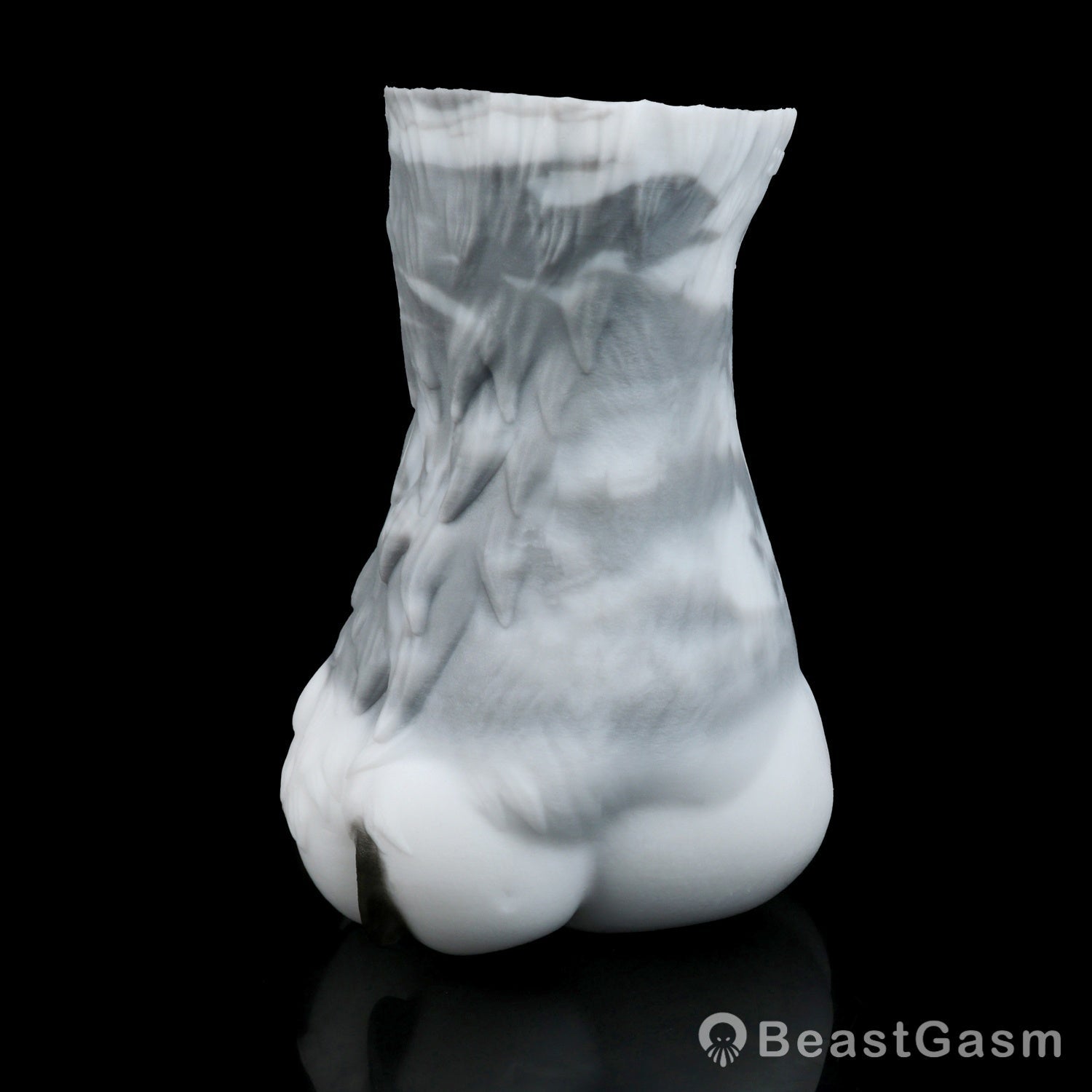 🐺 Arctic Wolf Paw Pocket Pussy – Platinum Silicone Masturbator - BeastGasm