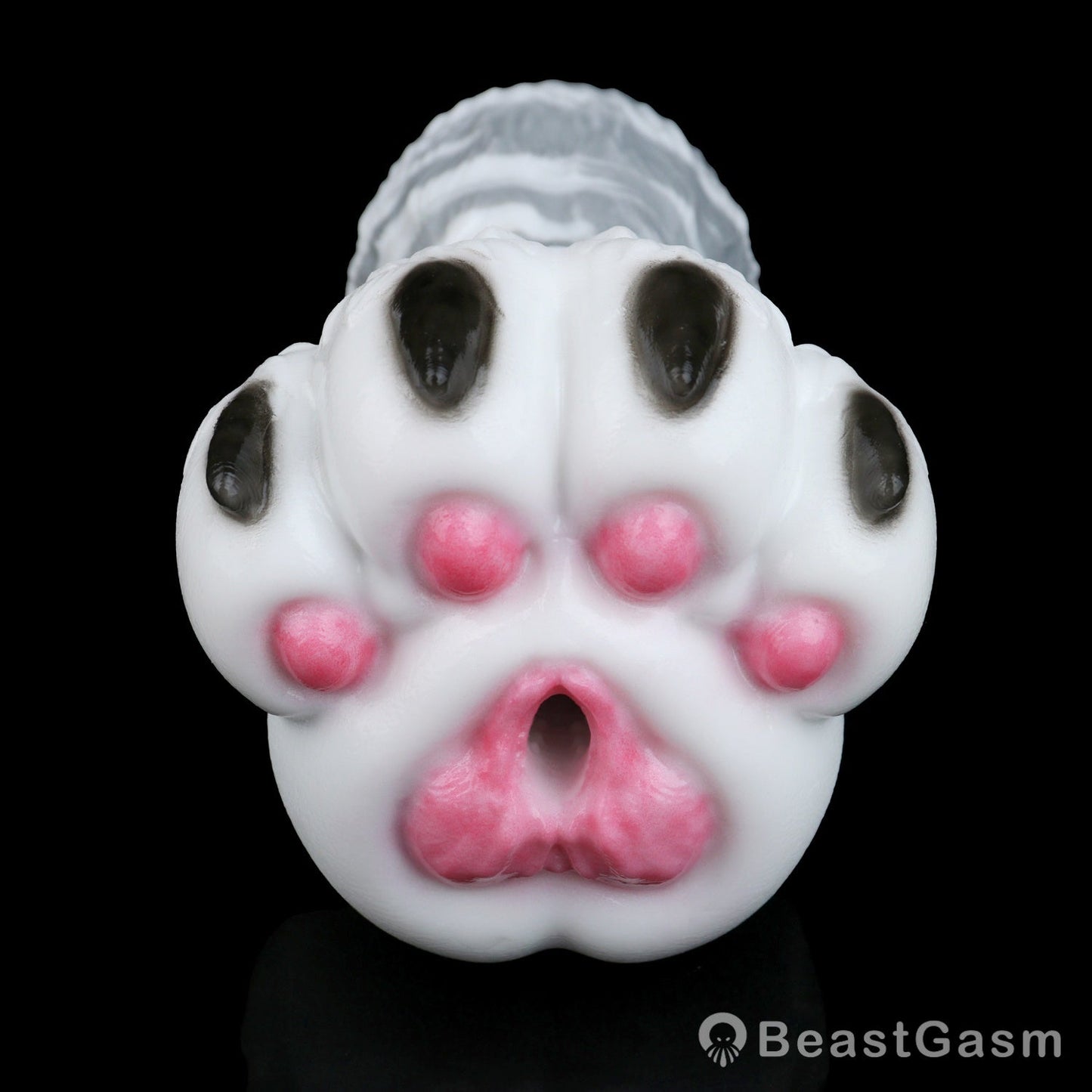🐺 Arctic Wolf Paw Pocket Pussy – Platinum Silicone Masturbator - BeastGasm