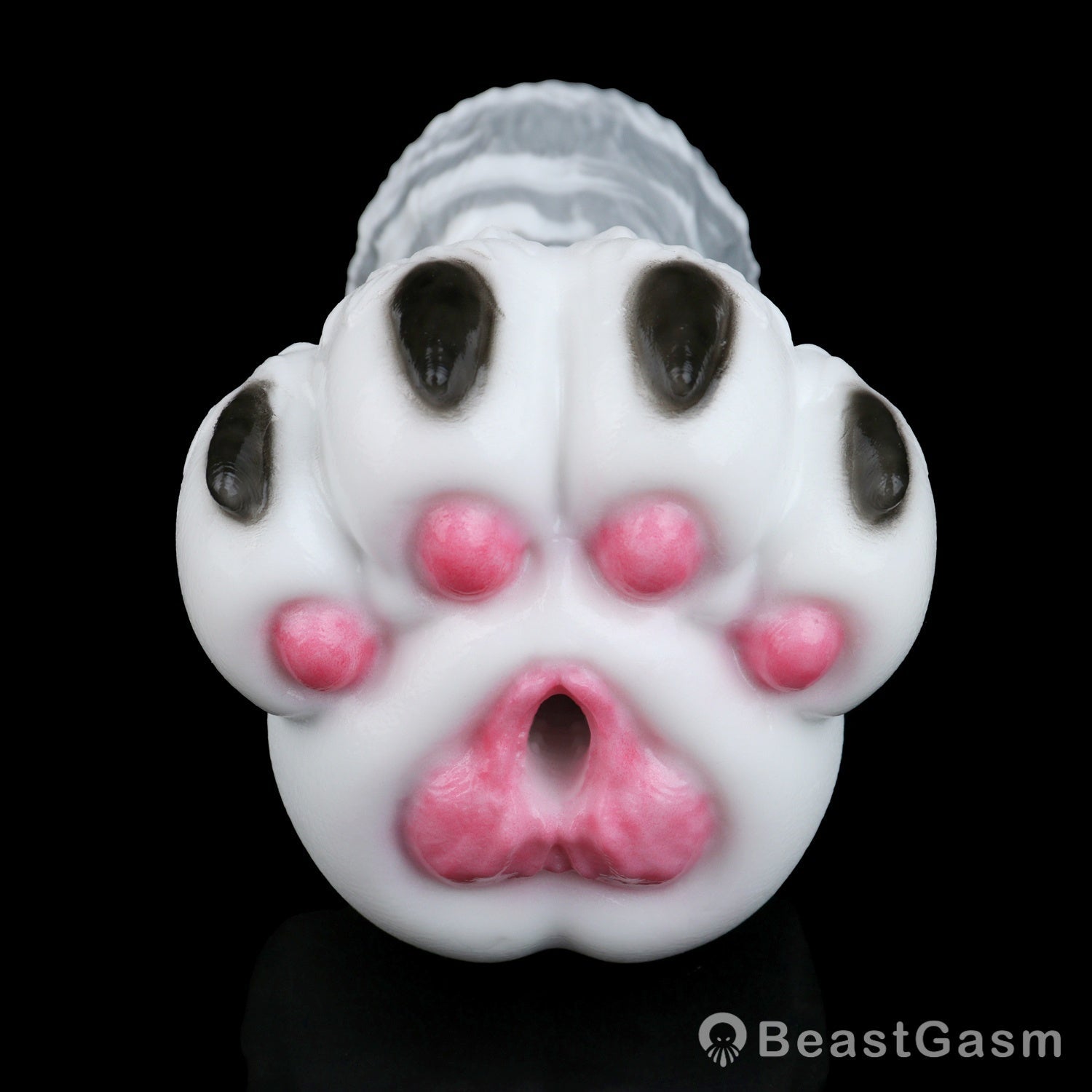 🐺 Arctic Wolf Paw Pocket Pussy – Platinum Silicone Masturbator - BeastGasm