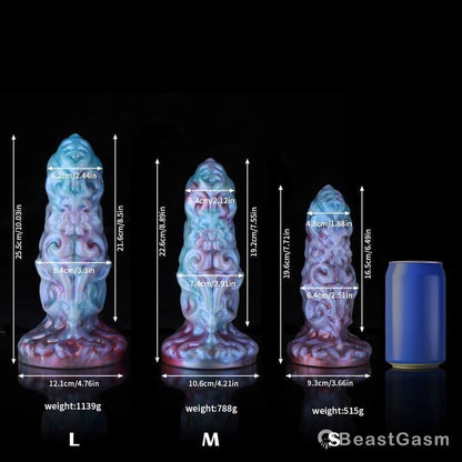 ♈️ Aries Gradient Blue Purple Dildo - BeastGasm