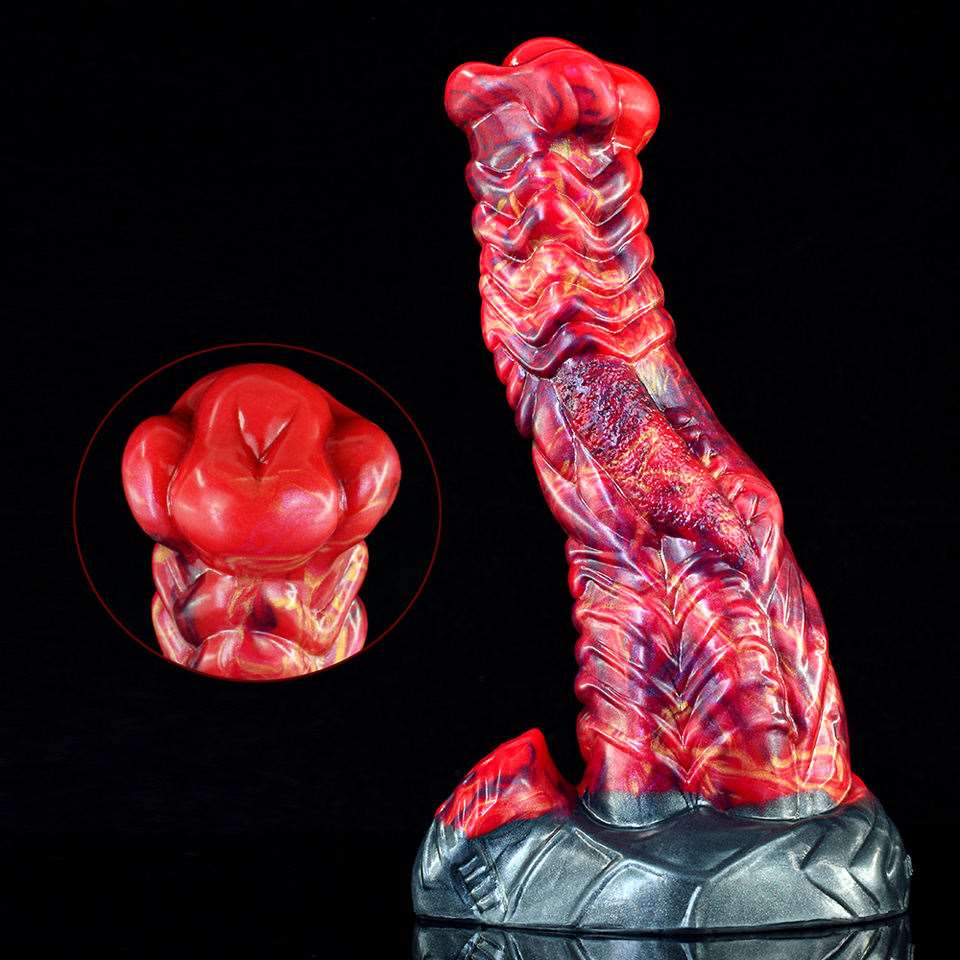 🐴 Arthur Horse Dildo – Curved Design with Thick Knot for Fullness - BeastGasm