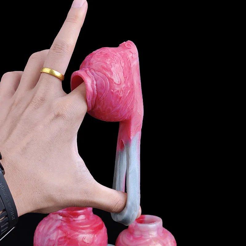 Asena Dog Cock Ring – Fantasy Penis Sleeve Knot Extender - BeastGasm