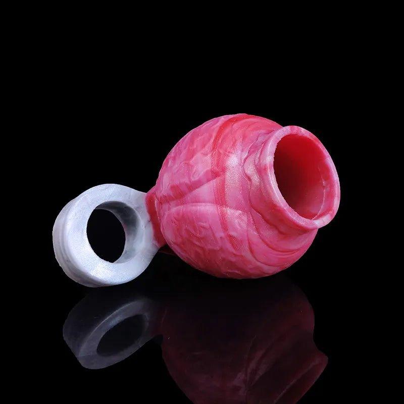 Asena Dog Cock Ring – Fantasy Penis Sleeve Knot Extender - BeastGasm