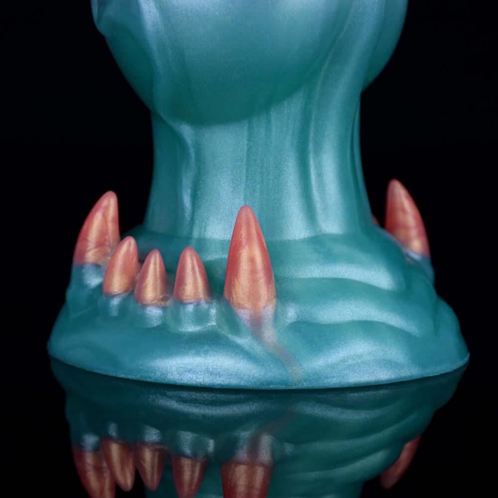 🐺 Augus 7.3” Fantasy Alien Wolf Dildo – Knot & Suction Base - BeastGasm