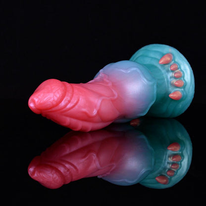 🐺 Augus 7.3” Fantasy Alien Wolf Dildo – Knot & Suction Base - BeastGasm
