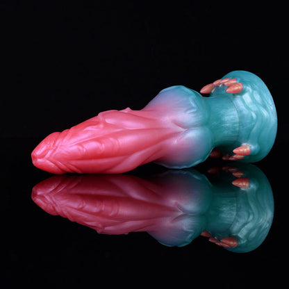 🐺 Augus 7.3” Fantasy Alien Wolf Dildo – Knot & Suction Base - BeastGasm
