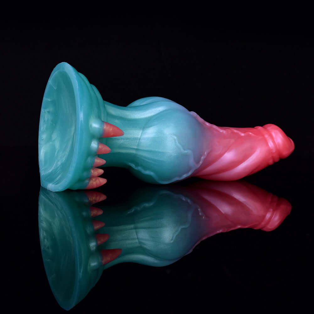 🐺 Augus 7.3” Fantasy Alien Wolf Dildo – Knot & Suction Base - BeastGasm