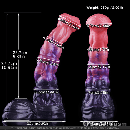 🐴 Aurora Stallion Dual Pour Fantasy Horse Dildo | BeastGasm - BeastGasm