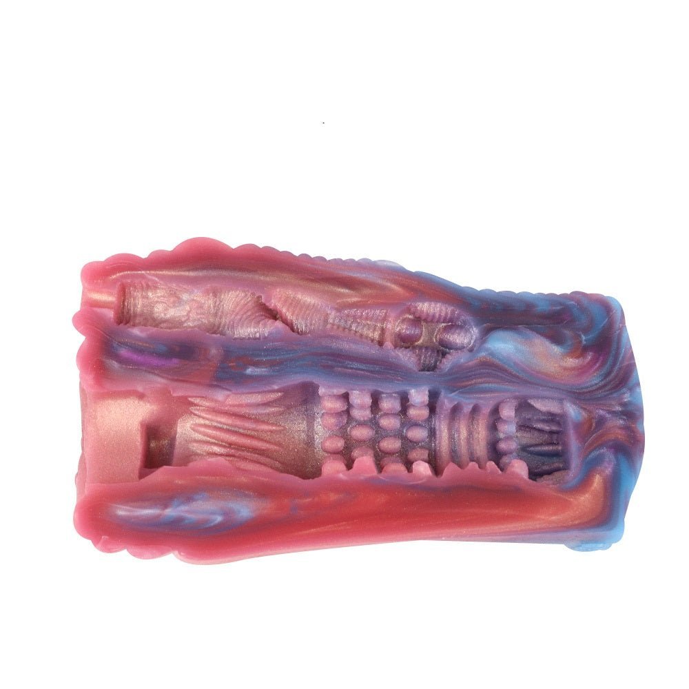 Azulon - Ultra - Stimulating Two - Hole Monster Masturbator - BeastGasm