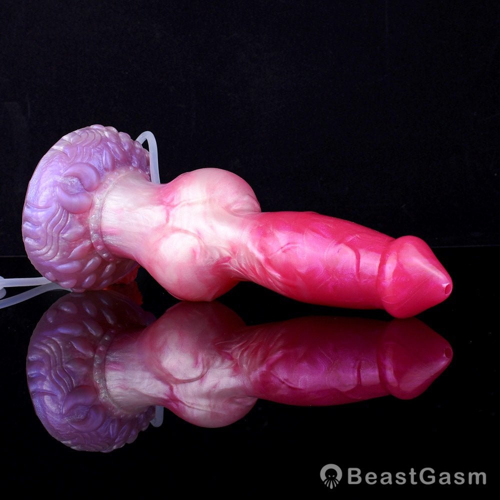 Azur 9.5” Ejaculating Dog Dildo with Knot – BeastGasm Fantasy Toy - BeastGasm
