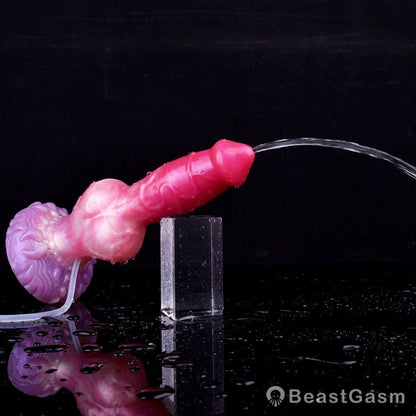 Azur 9.5” Ejaculating Dog Dildo with Knot – BeastGasm Fantasy Toy - BeastGasm
