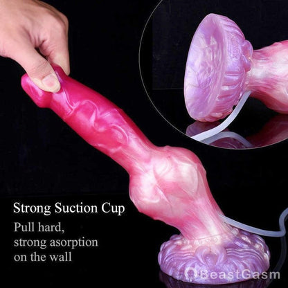 Azur 9.5” Ejaculating Dog Dildo with Knot – BeastGasm Fantasy Toy - BeastGasm