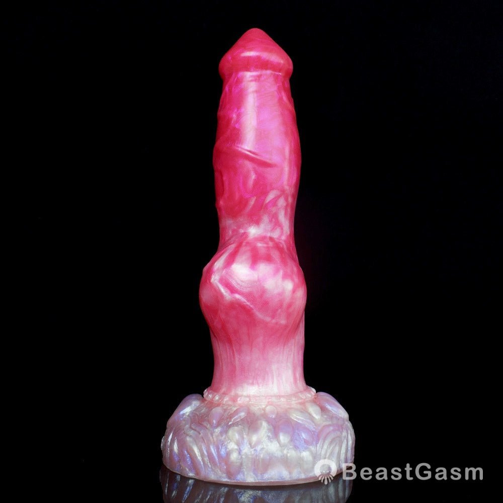 🐕 Azur 9.5” Realistic Dog Dildo – Knotted Canine with Huge Knot - BeastGasm
