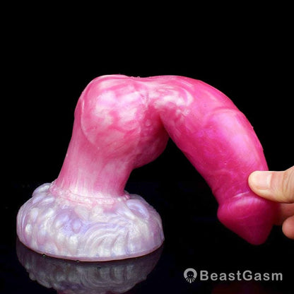 🐕 Azur 9.5” Realistic Dog Dildo – Knotted Canine with Huge Knot - BeastGasm