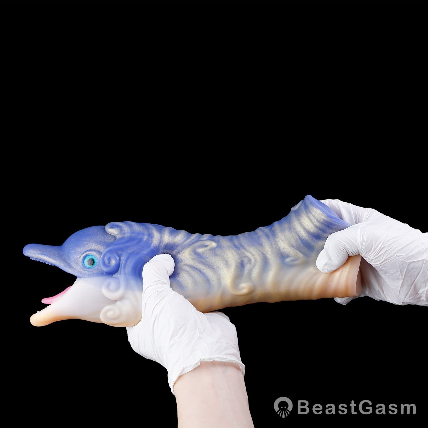 Azure Dolphin Vacuum Masturbator – 2 - in - 1 Blow Job Simulator 🐬 - BeastGasm