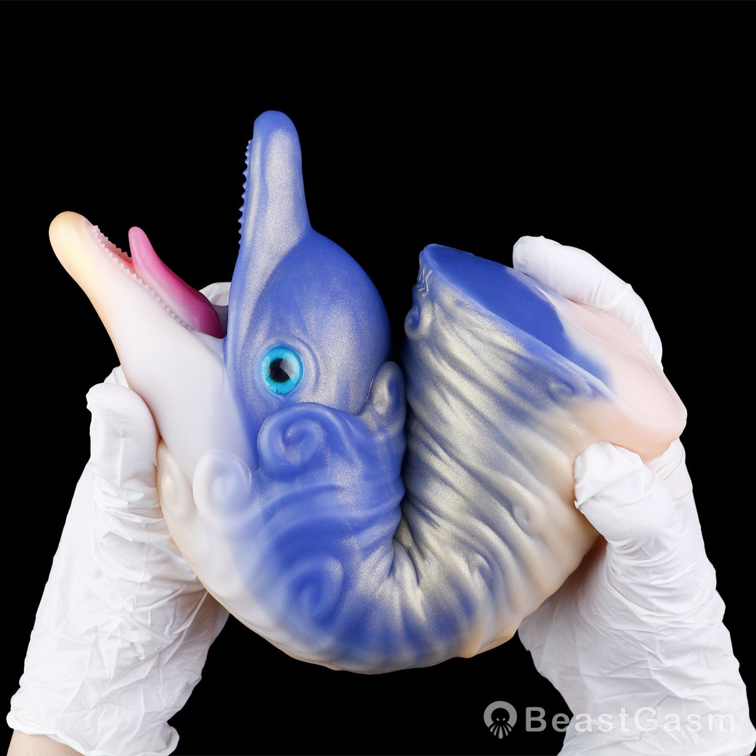 Azure Dolphin Vacuum Masturbator – 2 - in - 1 Blow Job Simulator 🐬 - BeastGasm