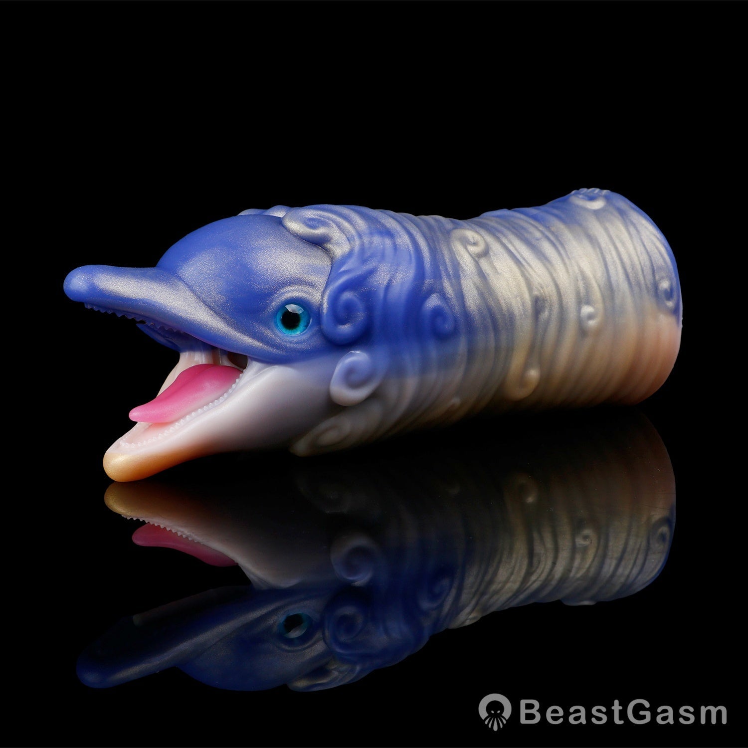 Azure Dolphin Vacuum Masturbator – 2 - in - 1 Blow Job Simulator 🐬 - BeastGasm