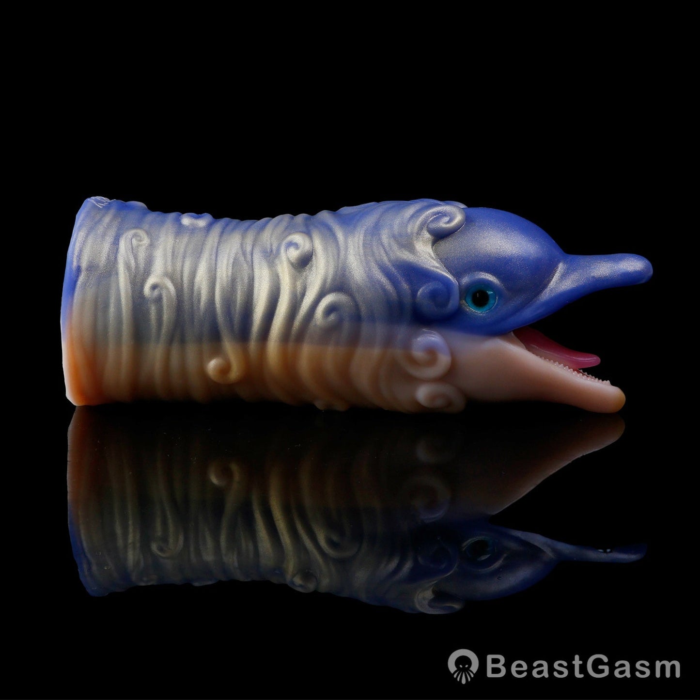Azure Dolphin Vacuum Masturbator – 2 - in - 1 Blow Job Simulator 🐬 - BeastGasm