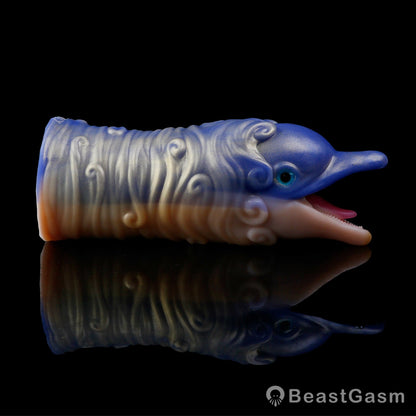 Azure Dolphin Vacuum Masturbator – 2 - in - 1 Blow Job Simulator 🐬 - BeastGasm