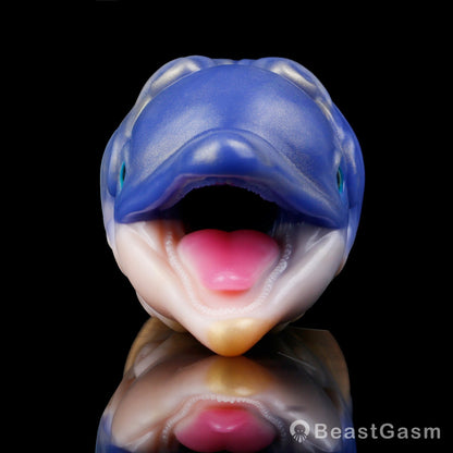 Azure Dolphin Vacuum Masturbator – 2 - in - 1 Blow Job Simulator 🐬 - BeastGasm