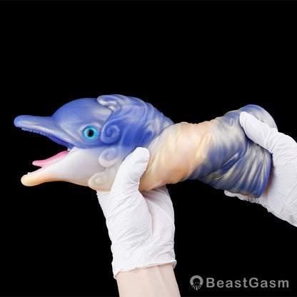 Azure Dolphin Vacuum Masturbator – 2 - in - 1 Blow Job Simulator 🐬 - BeastGasm