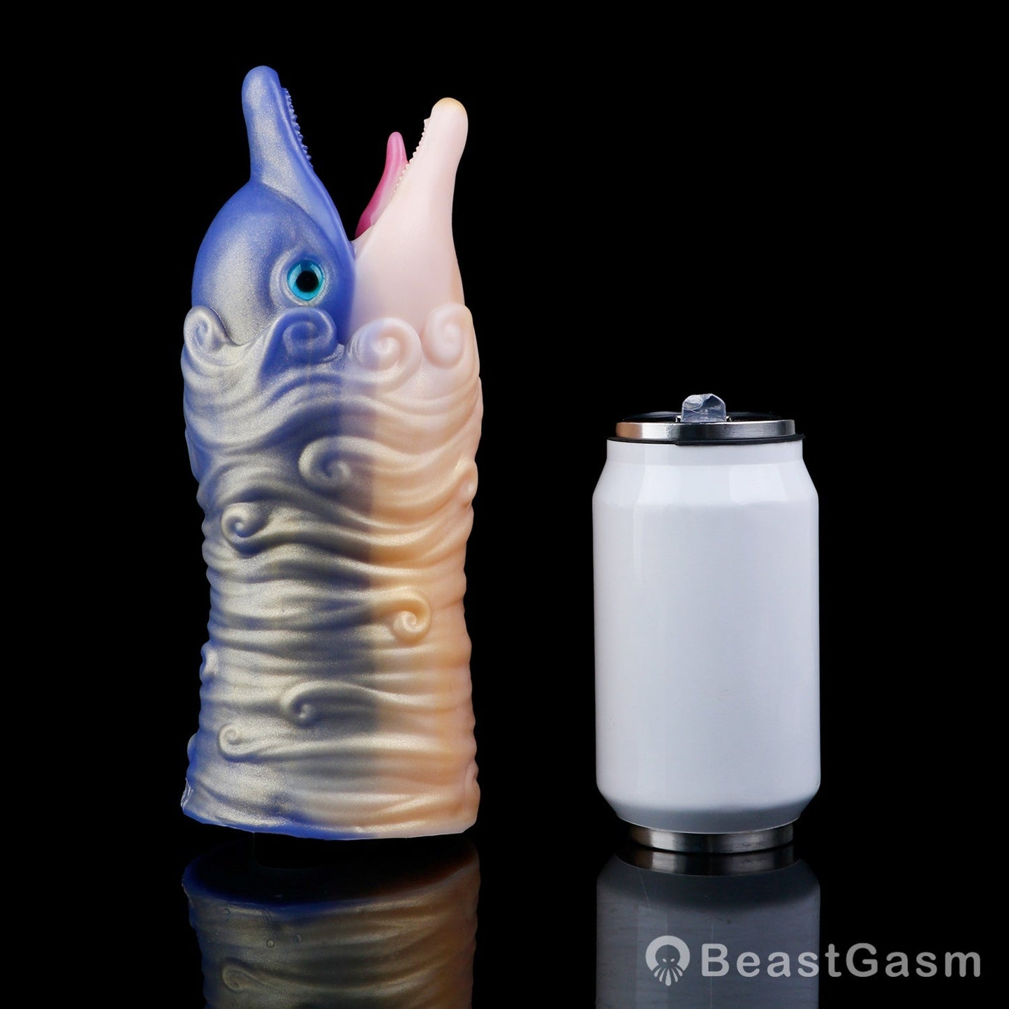 Azure Dolphin Vacuum Masturbator – 2 - in - 1 Blow Job Simulator 🐬 - BeastGasm
