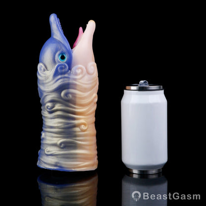 Azure Dolphin Vacuum Masturbator – 2 - in - 1 Blow Job Simulator 🐬 - BeastGasm