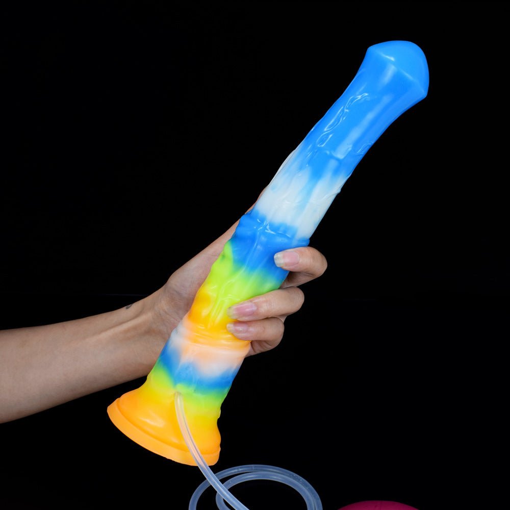 🐴Bael 11 - Inch Luminous Horse Vibrator with Ejaculation - BeastGasm