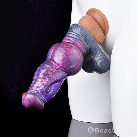 Balius Huge Knot Penis Sleeve – Realistic Horse Sheath Extender - BeastGasm