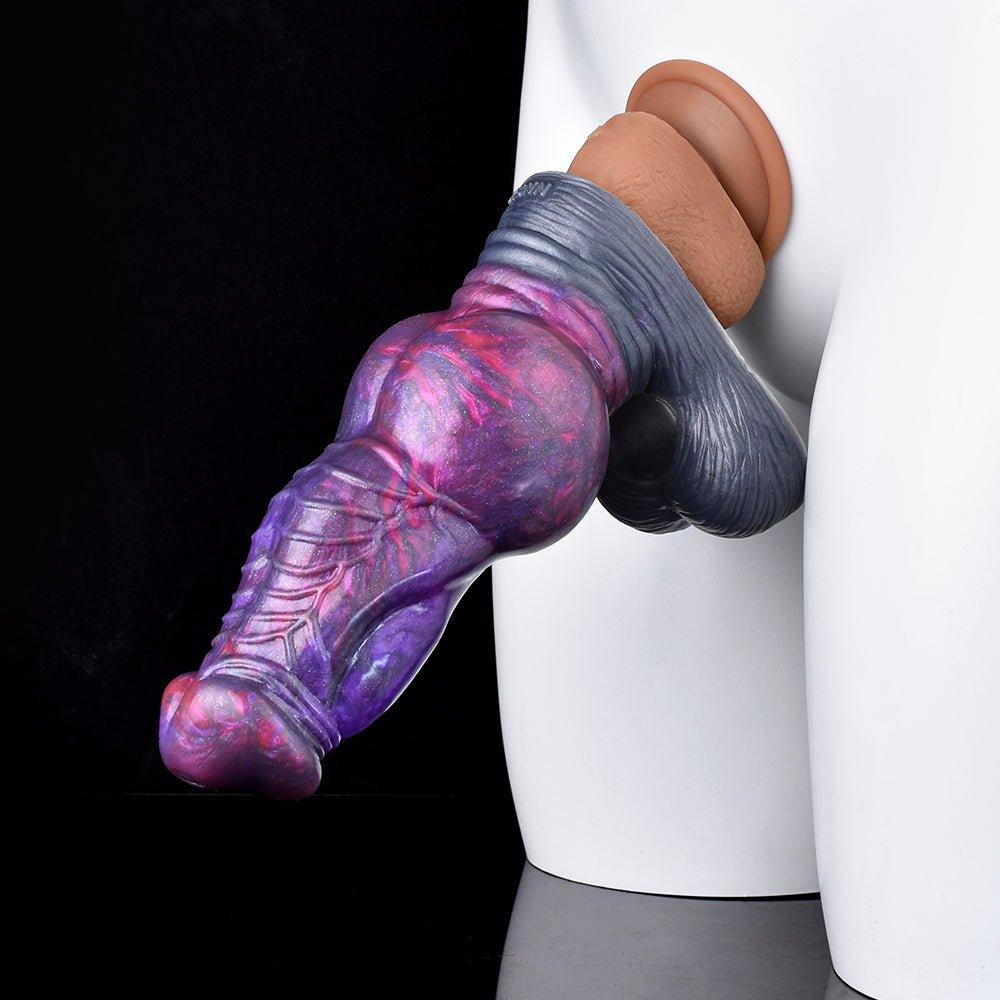 Balius Huge Knot Penis Sleeve – Realistic Horse Sheath Extender - BeastGasm