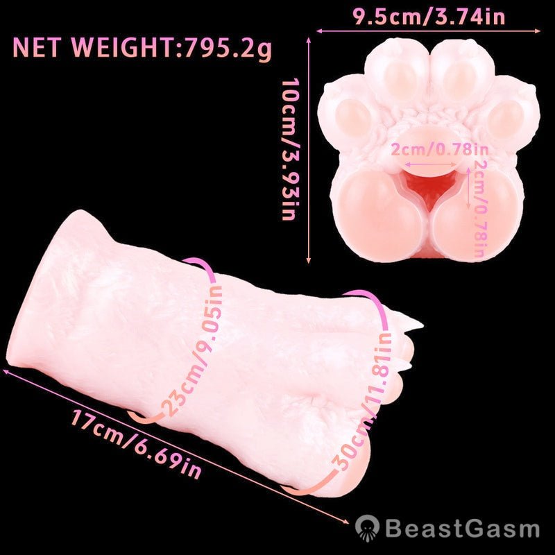 🐻 Bear Paw Masturbator – Tight, Soft, Totally Dangerous - BeastGasm